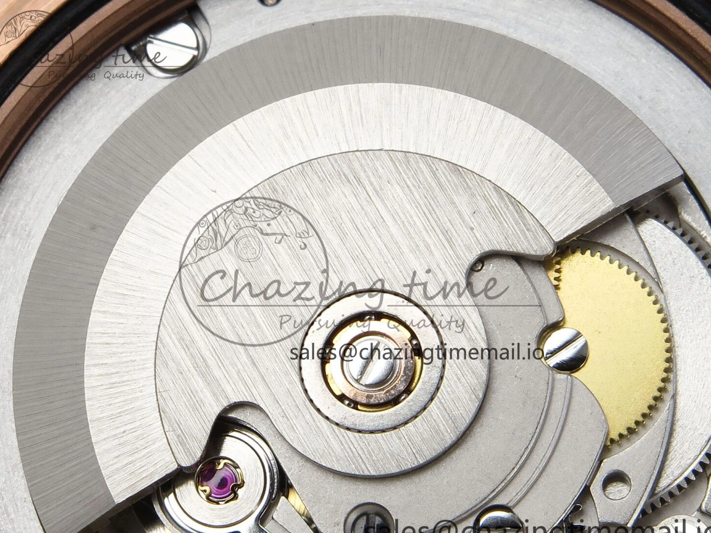 MiroTime 0310 Trendsetting DayDate 40 RG QF 1:1 Best Edition Green Roman Dial Diamonds Bezel on President Bracelet A2836 V5 (Gain Weight) 468